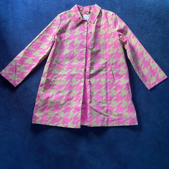 Like New Isaac Mizrahi x Target 20th Anniversary Houndstooth Coat Sz L - Picture 12 of 12